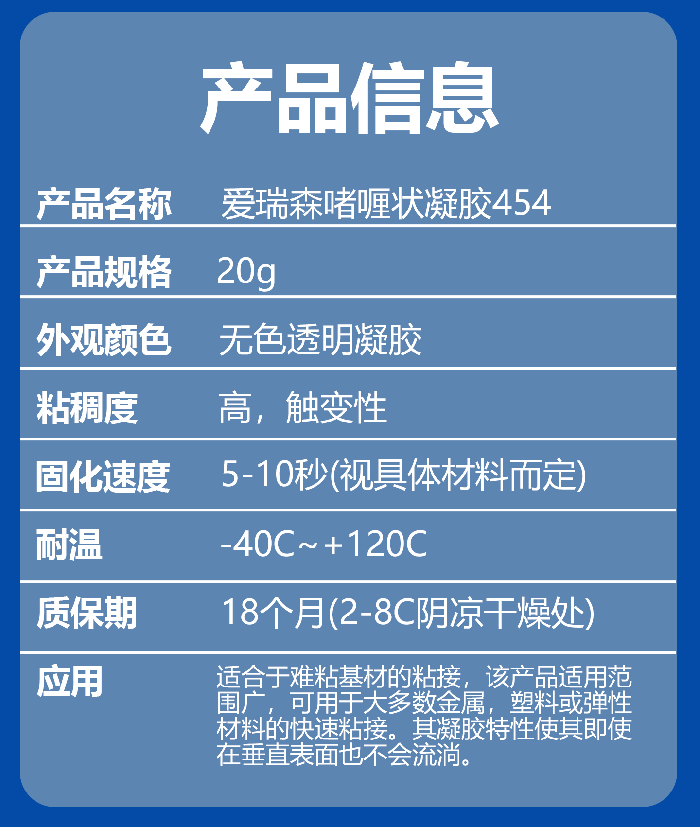 454高强度瞬干胶膏状啫喱胶粘金属塑料木材耐高 产品详情图19