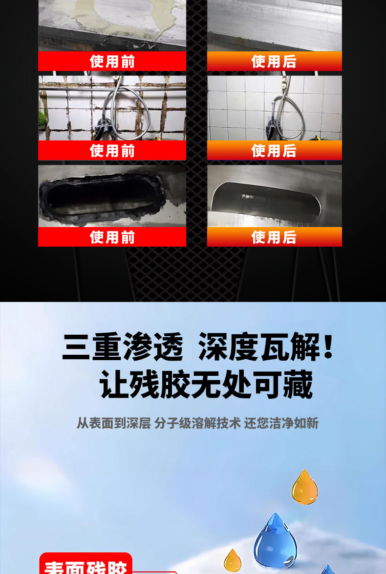强力除胶剂去除ab胶环氧树脂青红胶结构胶溶解剂 产品详情图6